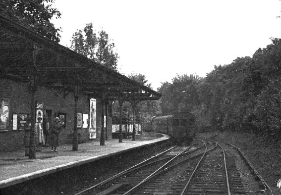 [Train approaching]