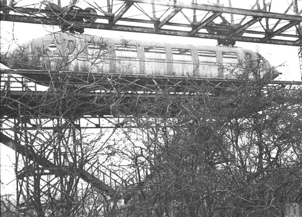 [The car, from ground level]